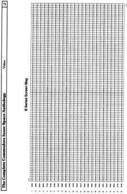 [9601457 Video Section: B Series 80 Column Screen Map]